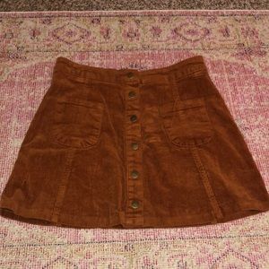 Corduroy Skirt